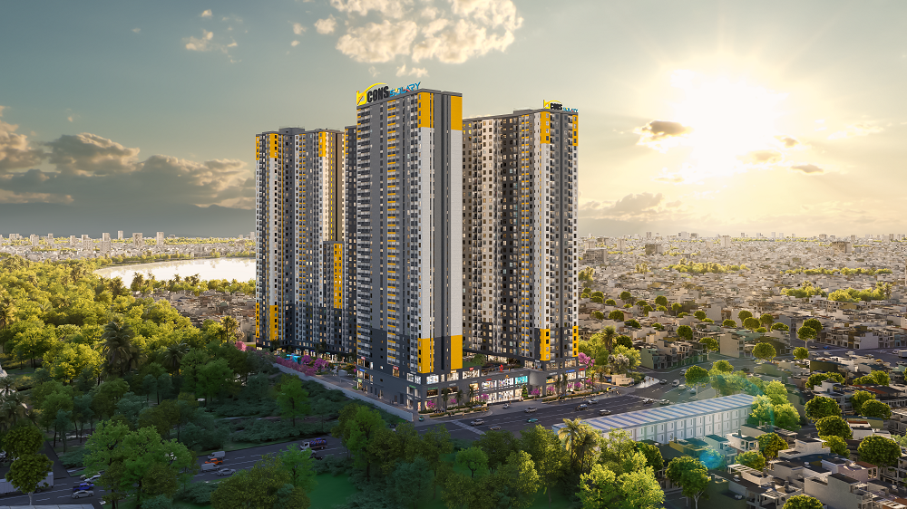 Dự án căn hộ Bcons Solary tại Dĩ An Bình Dương với thiết kế hiện đại và hệ thống tiện ích nội khu đầy đủ.