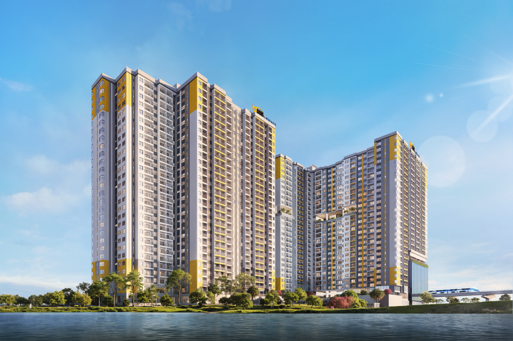 Phối cảnh dự án căn hộ Bcons New Sky tại Thuận An, Bình Dương