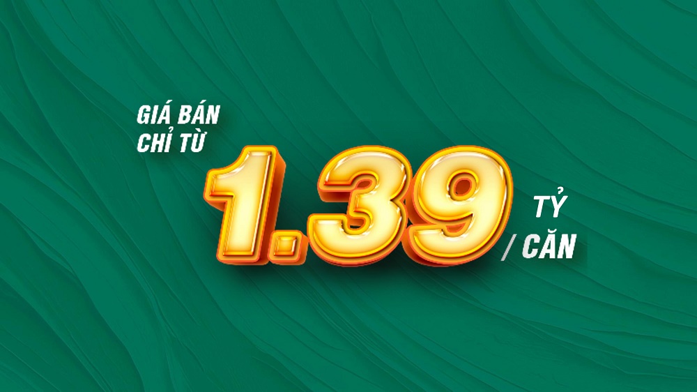 Căn hộ Emerald Garden View giá chỉ từ 1.39 tỷ mỗi căn, phù hợp cho người trẻ mua ở hoặc đầu tư.